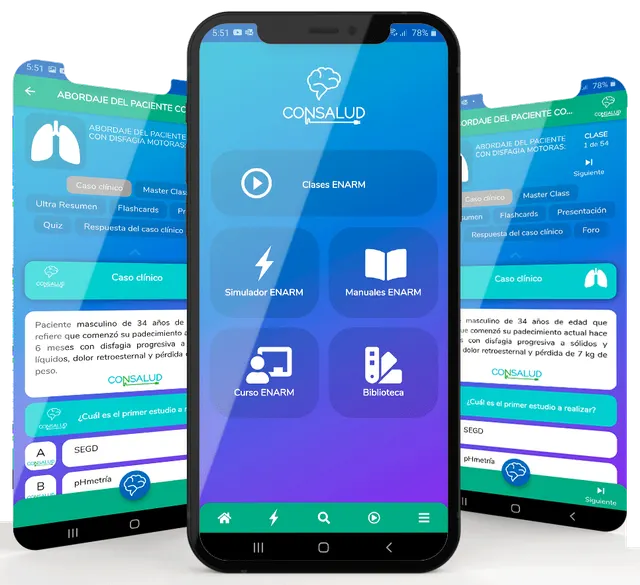 App Consalud ENARM: clases, simulador, manuales y biblioteca
