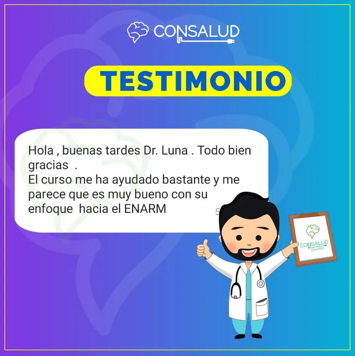 Testimonio escrito de alumno Consalud ENARM 3