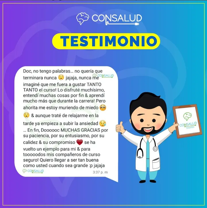 Testimonio escrito de alumno Consalud ENARM 4