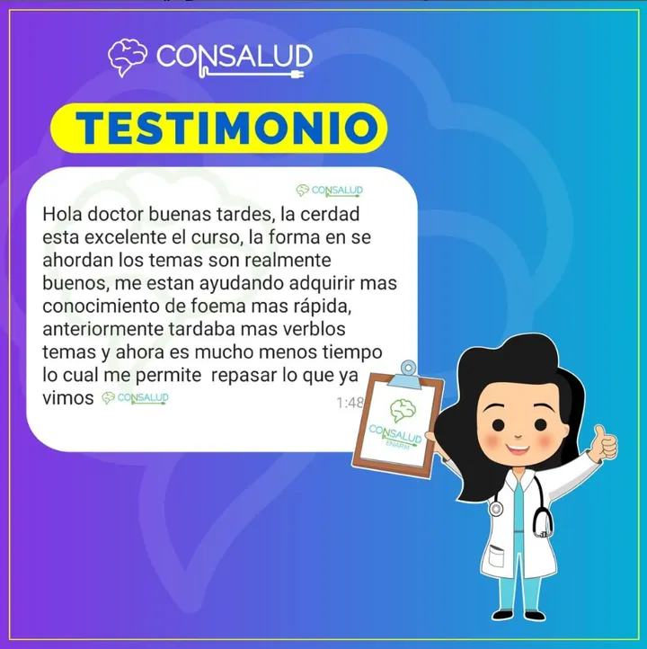 Testimonio escrito de alumno Consalud ENARM 6